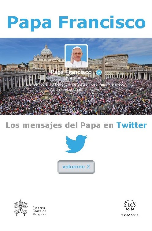 Portada de Los mensajes del Papa en Twitter. Vol. 2